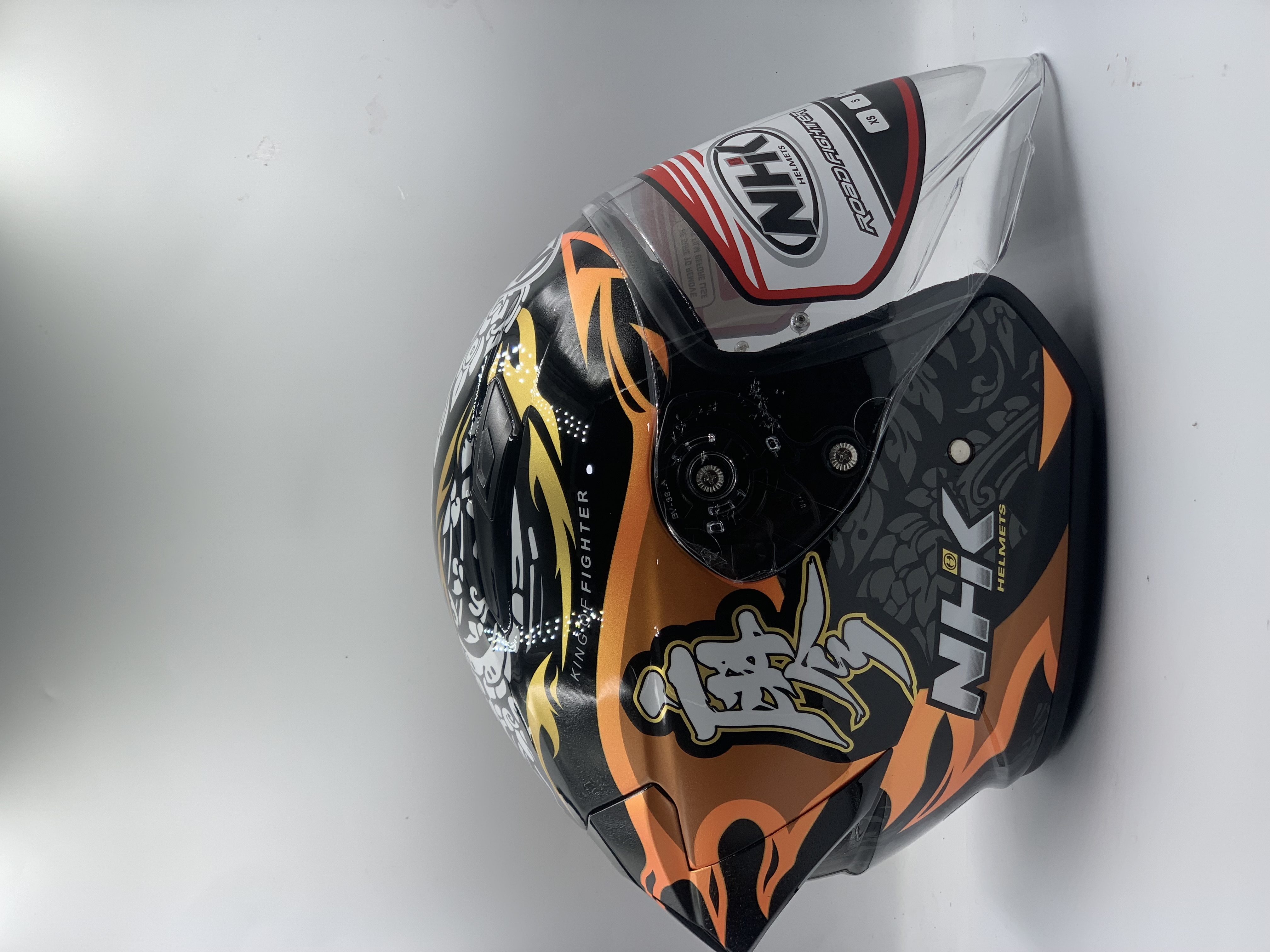 NHK Helmet S1GP S Chanon Black/ Orange Glossy (ECE 22.06)
